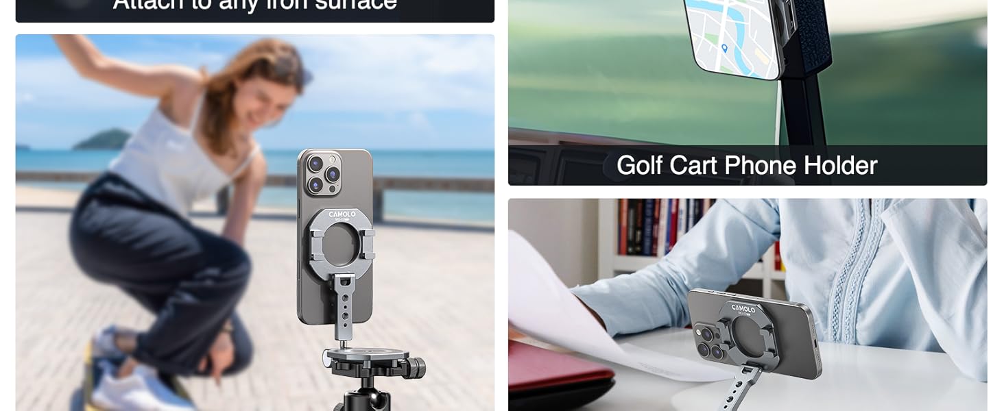 Mini Cell Phone Tripod Mount Handle Smartphone Desk Stand Travel All in One