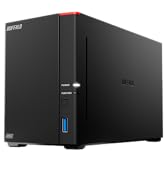 BUFFALO LinkStation 720 16TB 2-Bay Home Office Private Cloud Data Storage with Hard Drives Includ...