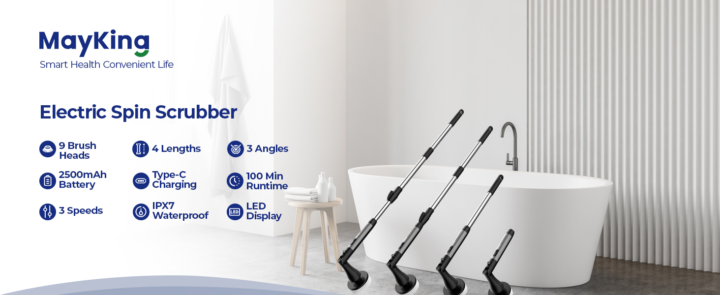 electric spin scrubber