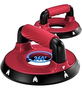 READAEER Push Up Bars, Rotating Handle Design with Bearings for Smooth, Effortless for a Wider Ra...