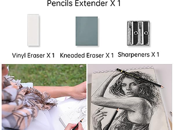 charcoal pencils coloring pencils drafting pencil sketching supplies sketch kit sketching kit