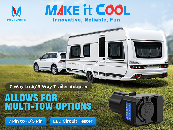 7 way to 4/5 way trailer adapter