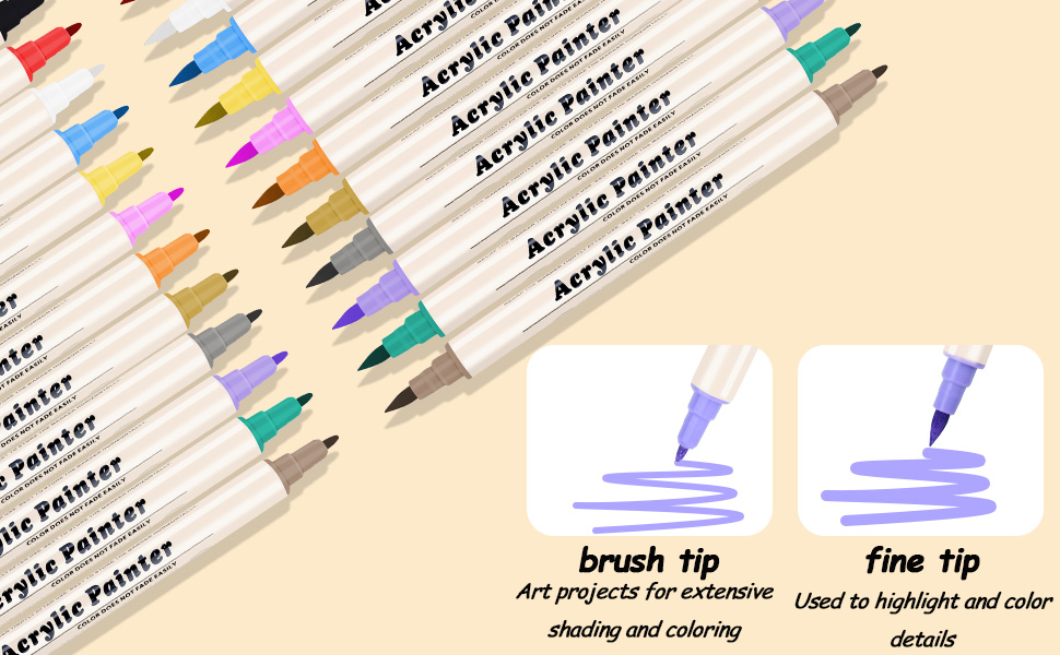 Waterproof Acrylic Paint Pens