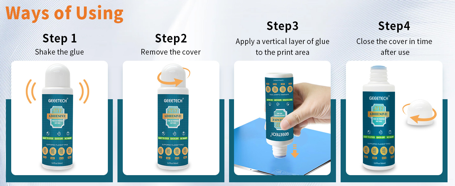 3d printing glue3D printer bed glue