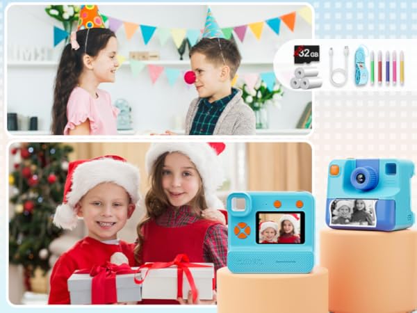 kids digital camera instant print