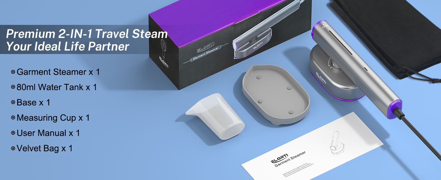 premium 2-in-1 travel steam your ideal life partner