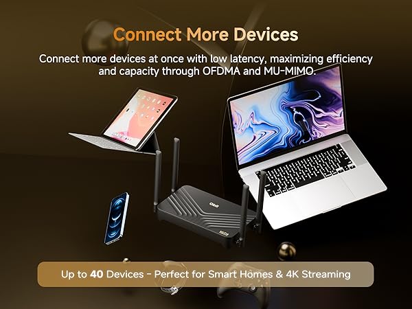 Connect More Devices up to 40 Devices