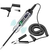 Upgraded 3-72V Buzzer Automotive Test Light, Heavy Duty Digital LED Circuit Tester with Voltmeter...