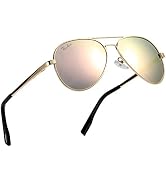 Pro Acme Small Polarized Aviator Sunglasses for Adult Small Face and Junior,52mm