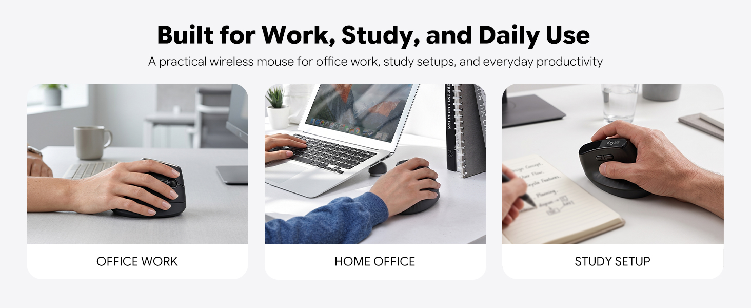vertical ergonomic mouse wireless bluetooth 2.4g tri mode