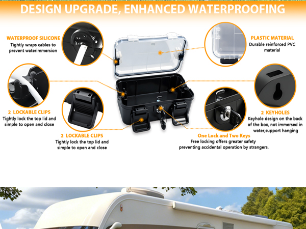waterproof outdoor electrical box