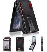 RUNBOX Wallet for Men, Mens Minimalist Wallet Holds 14 Cards, Compact Pop Up Wallet with Dual ID ...