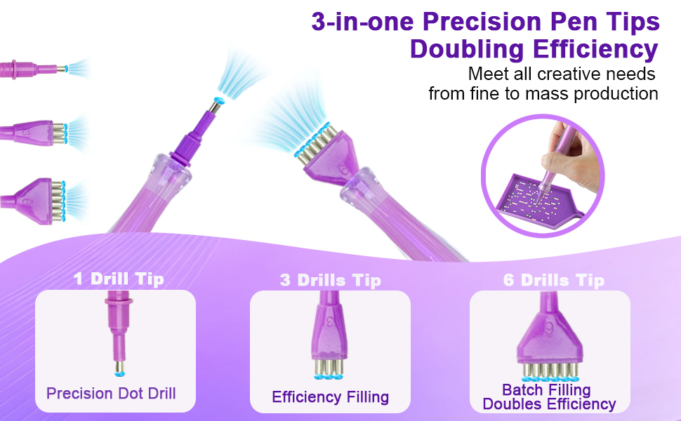 Electric diamond painting pen