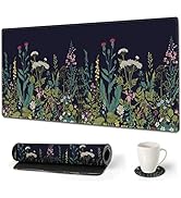 Large Gaming Mouse Pad, AIMSA Extended Mouse Pad with Stitched Edge, XL Keyboard Mouse Mat Non-Sl...