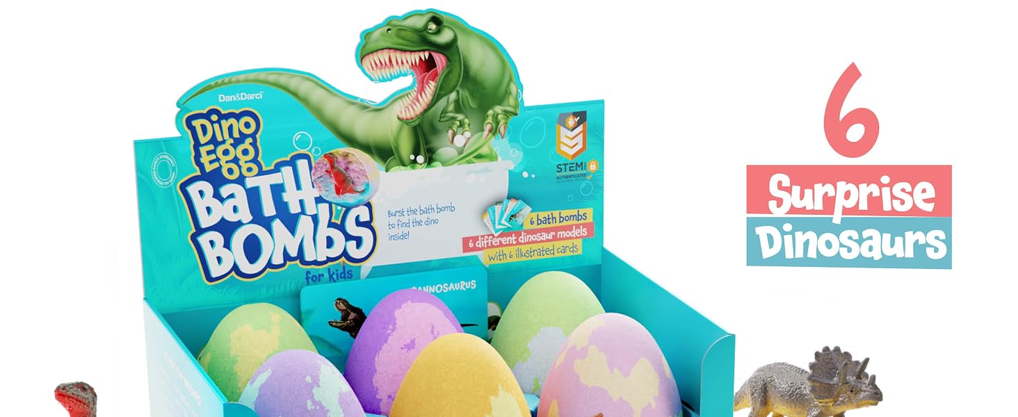 Dino Egg Bath Bombs