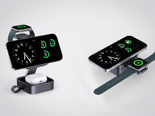 foldable 3 in 1 wireless charging station