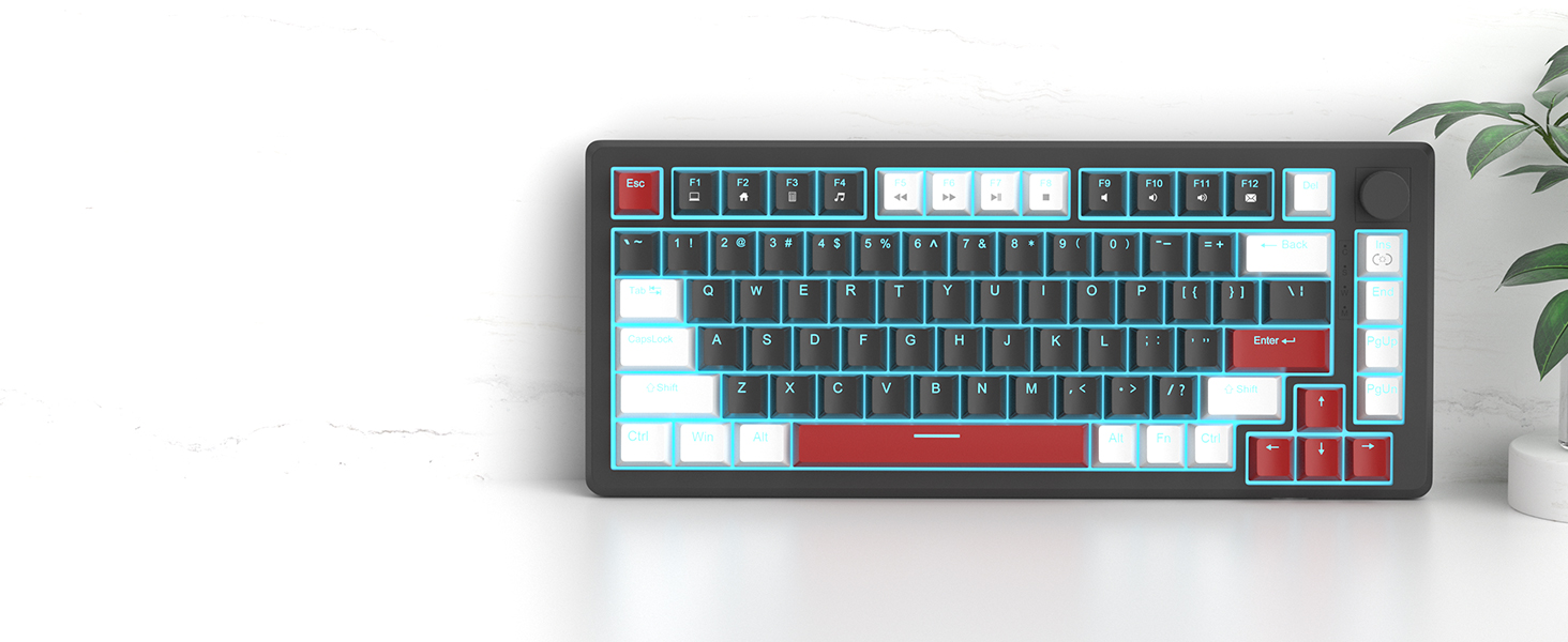 Vibrant Ice Blue Backlit