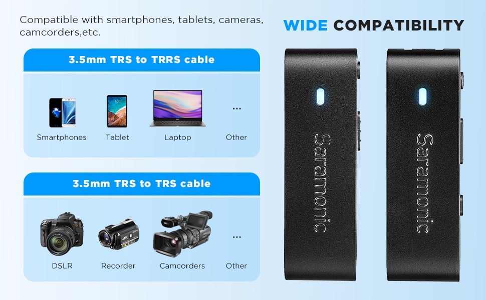 wireless microphones for cameras