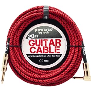 20ft Guitar Cable from Powered By Rock