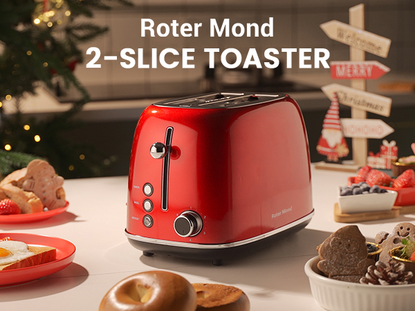ROTER MOND 2 SLICE TOASTER