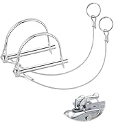 2Pack Locking Pins,Trailer Pin with Anti-lost Rope Ring,Premium Trailer Hitch Pin,Hitch Locking P...