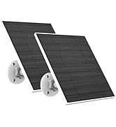 Solar Panel for Eufy Camera, 5W Solar Panel Charger Compatible with EufyCam, 5V Solar Panel with ...