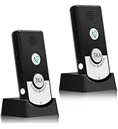 MEKOTRIN Wireless Intercom System for Home, 2 Way Range Walkie Talkie Communication Device for El...