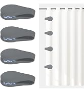 Magnetic Silicone Shower Curtain Clips for Liners,Self-Adhesive Shower Curtain Magnetic Keeper,Wi...