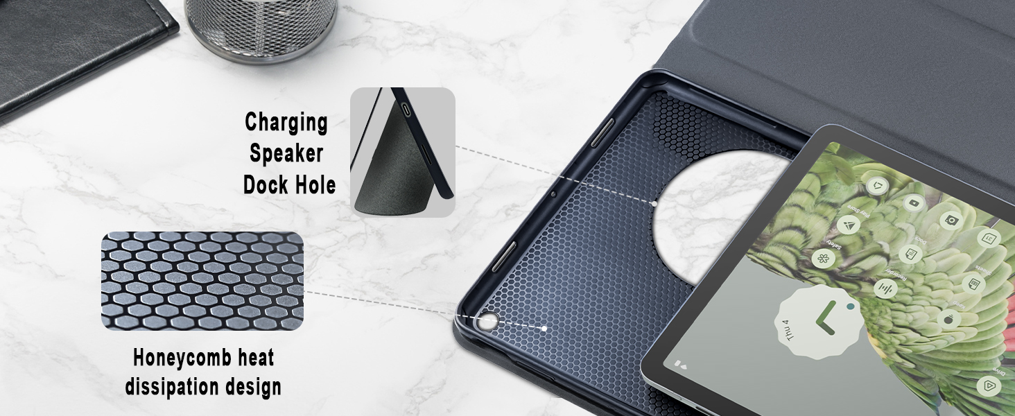 Google Pixel 11 Tablet Keyboard Case Black - 7