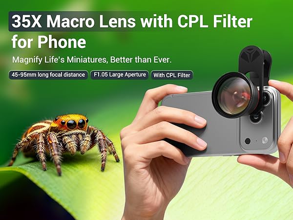 35X macro lens for iphone