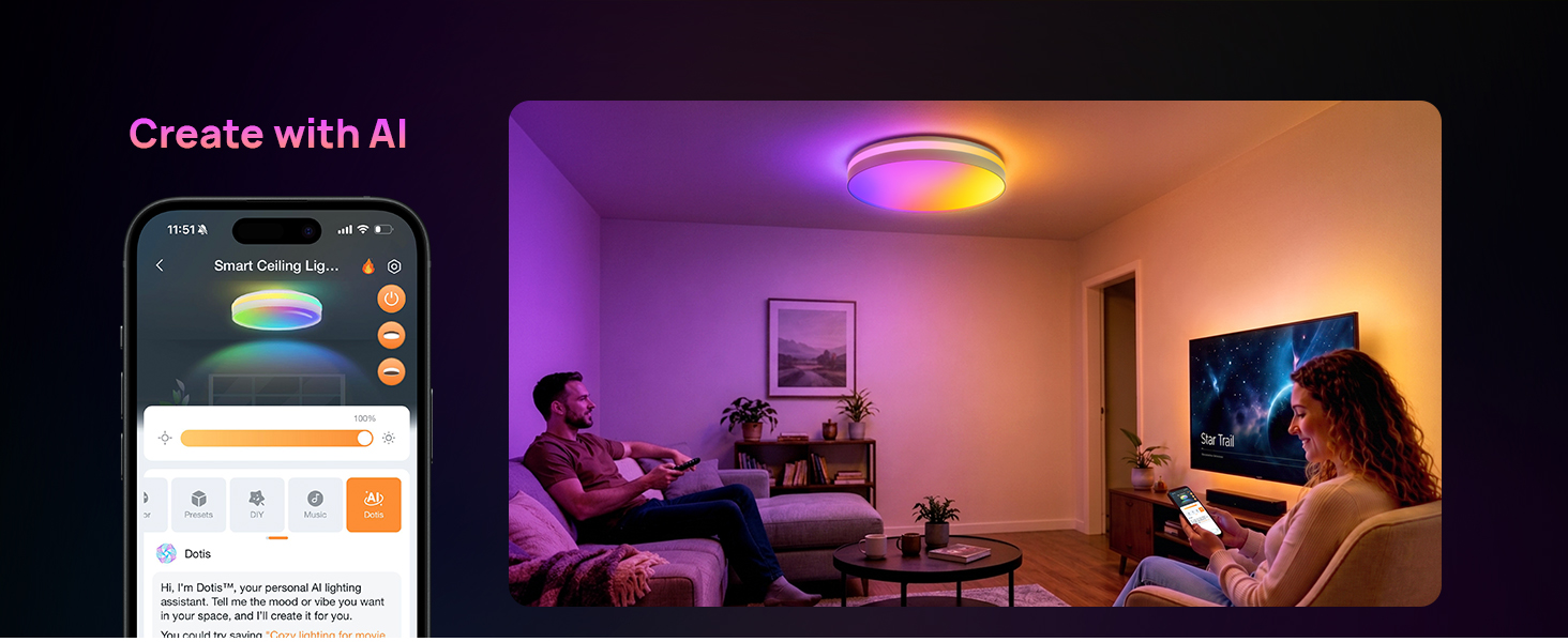 smart ceiling light
