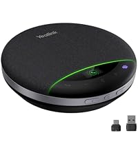 Yealink Sp92 Conference Speaker and Microphone Teams Certified Mic with Al Noise Cancelling 20H Call...