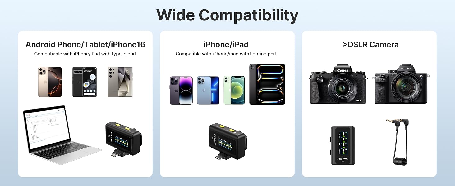 wide compatibility
