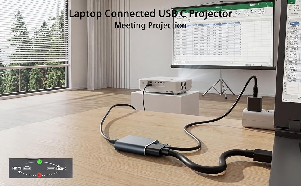 HDMI to USB-C Adapter