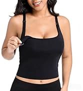 Momfree Sports Nursing Bras for Breastfeeding, Yoga Crop Top Soft Supportive Maternity Bralette w...