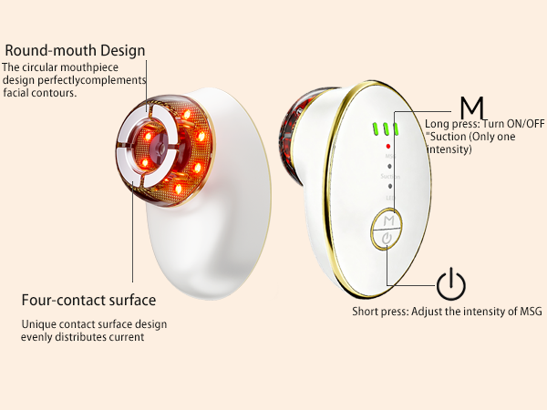 facial cupping set for face lymphatic drainage massager gua sha facial tools red light therapy