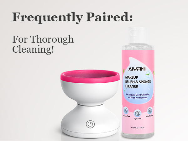 for thorough cleaning makeup brush cleaning kit