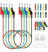 Neoteck 32 Pcs Banana Plug Silicone Test Leads Kit