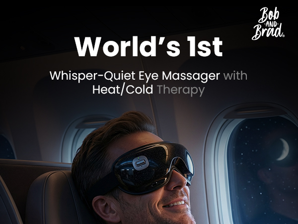 eye massager with heat and cooling eye massager for headaches migraine relief