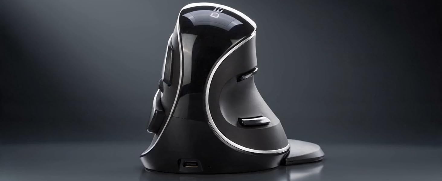 DELUX Wireless Ergonomic Vertical Mouse