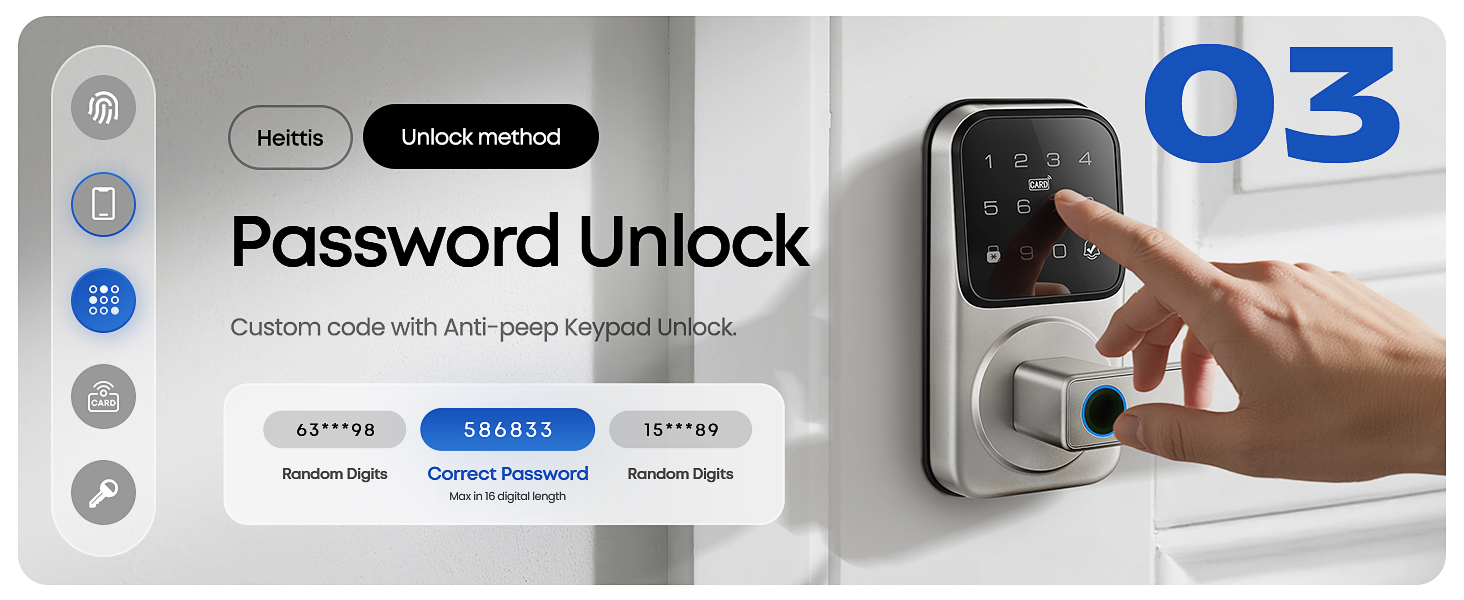 Smart Door Lock with Handle