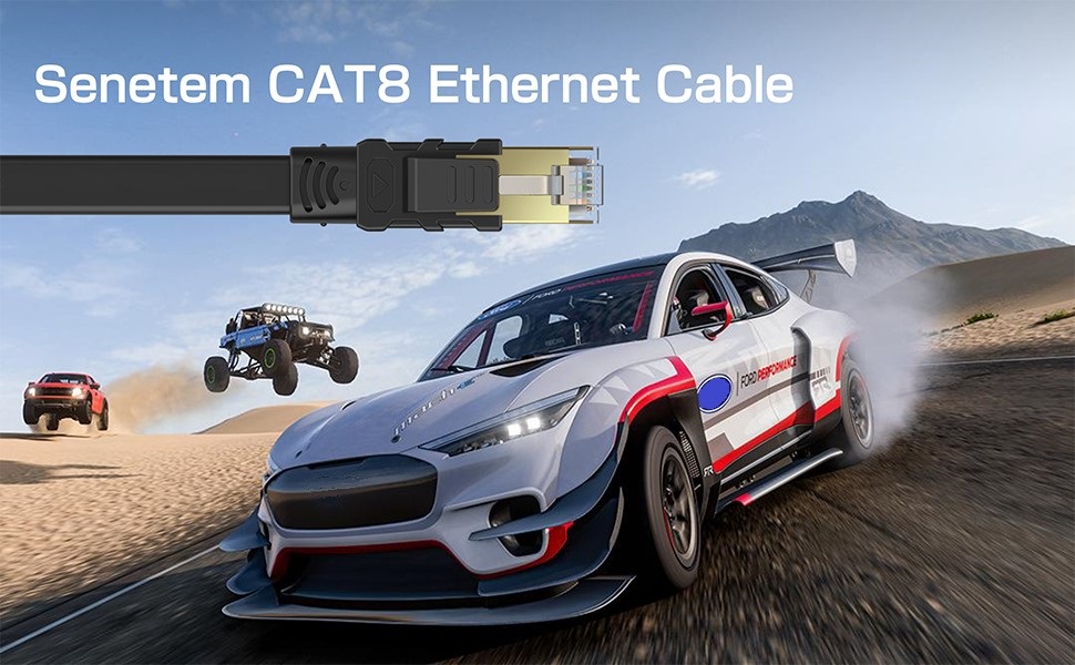Senetem Cat 8 Ethernet Cable