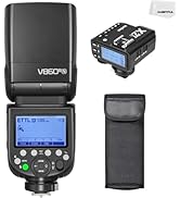 Godox V860III-N TTL 2.4G GN60 HSS Camera Flash with 10-Speed Adjustable Modeling Light, one-Key S...