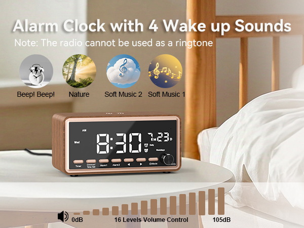 loud alarm clock for heavy sleepers adults