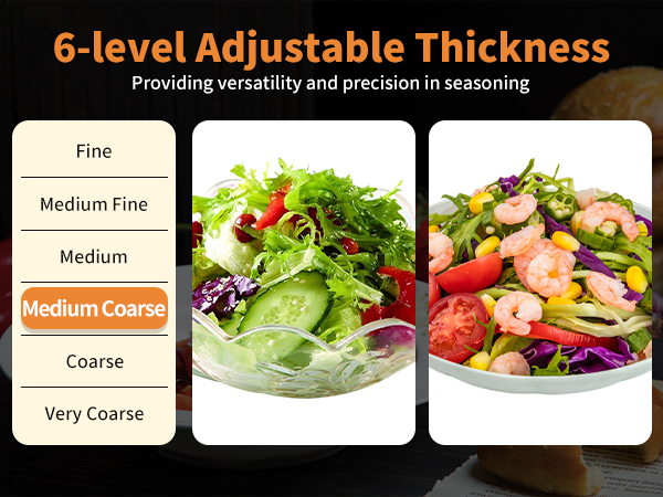 Electric Salt and Pepper Grinder Set