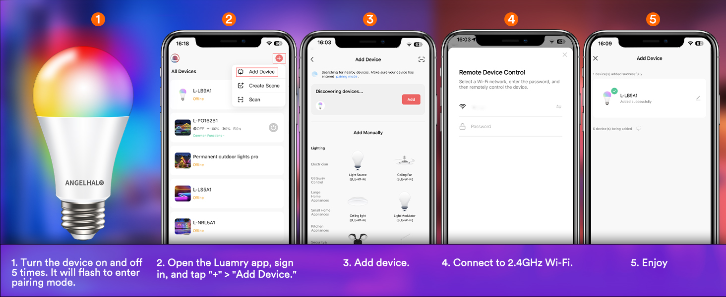 how to connect the APP