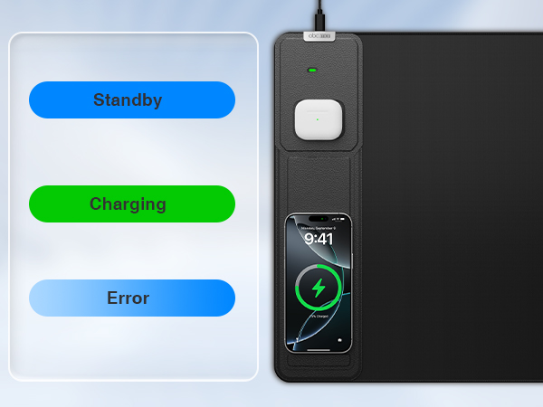 charging mouse pads for desk