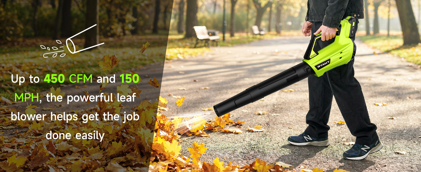 Leaf Blower with Battery and Charger