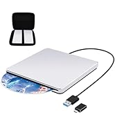 Guamar USB 3.0 Superdrive for Apple: External CD Drive for Mac MacBook Plug &amp; Play Portable DVD P...