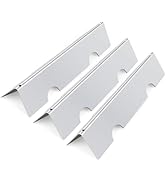 CANDANA 15.3 Inch 7635 Flavorizer Bars Stainless Steel for Weber Spirit I &amp; II 200 Series with Fr...